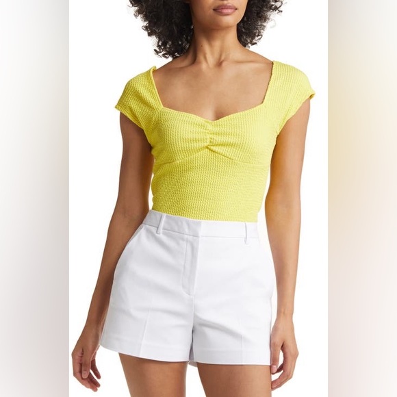 Halogen Tops - Women Yellow Halogen sizeL